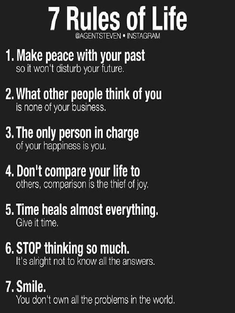 7 Rules of Life PDF