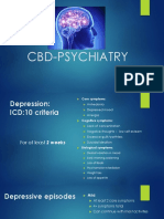 CBD Psychiatry