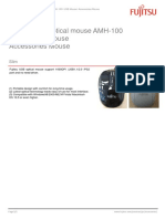 Fujitsu USB Optical Mouse AMH-100 USB Optical Mouse Accessories Mouse
