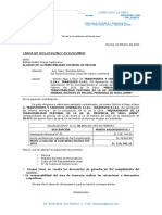 Solicitud de pago por valorización de obra de agua potable