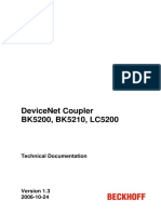 IO Beckhoff BK52x0 Manual PDF