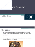 Sensation and Perception Unit 4: AP Psychology