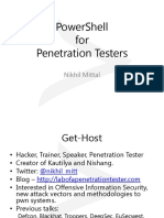 Powershell For Penetration Testers: Nikhil Mittal