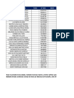 Ejercicio Listas y Formatos Condicionales.