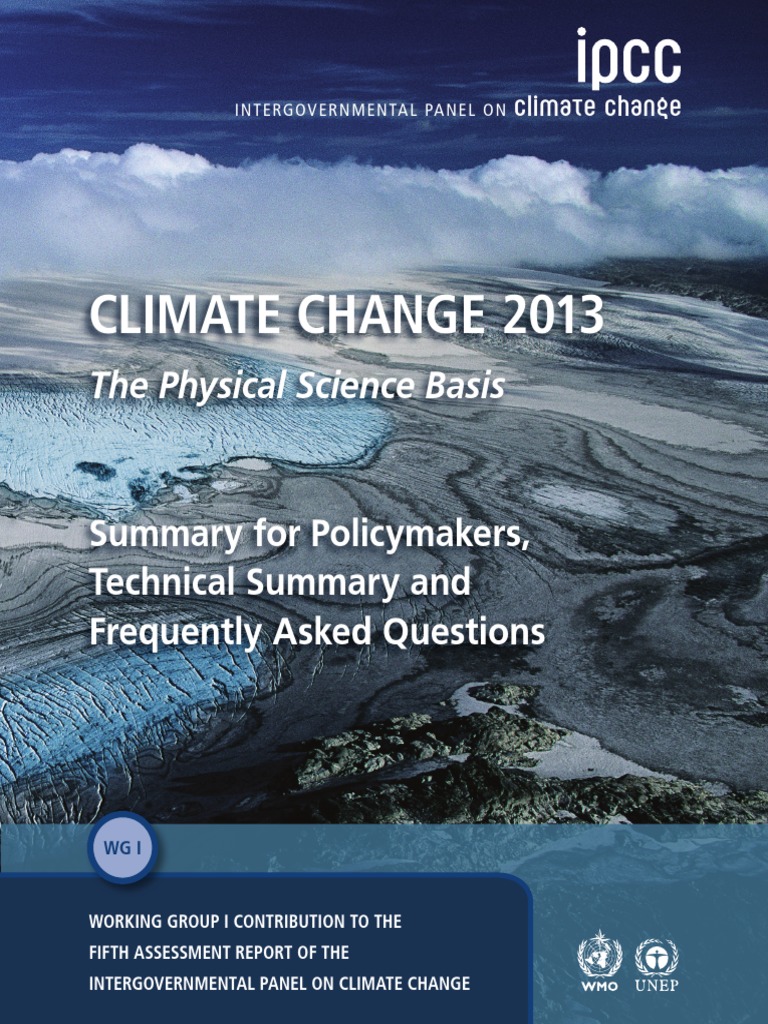 WG1AR5 SummaryVolume FINAL PDF | PDF | Intergovernmental Panel On ...