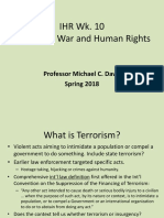  Terrorism and War