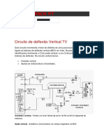 Circuito de Deflexão Vertical TV