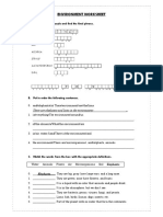 Environment Worksheet: A. Unscramble The Puzzle and Find The Final Phrase
