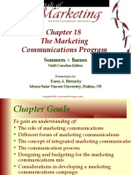 The Marketing Communications Program: Sommers Barnes