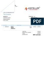 Invoice 1022 From Adsteller Technologies Private Limited PDF