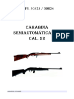 Carabina semiautomática calibre 22