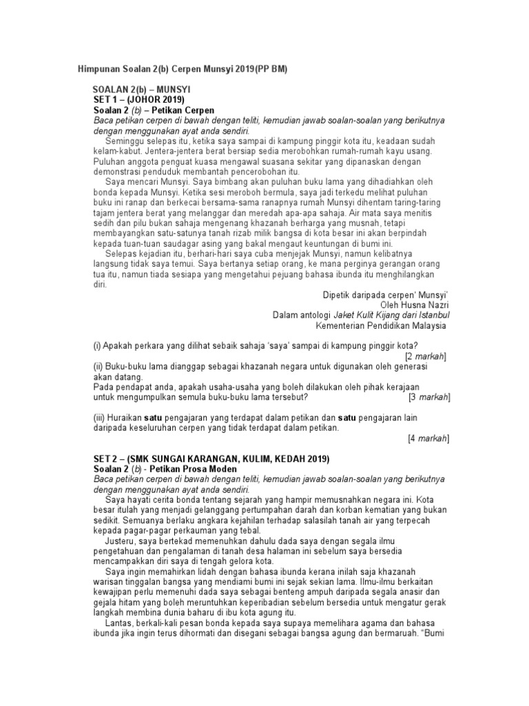 Himpunan Soalan 2(b) Cerpen Munsyi 2019(PP BM).doc