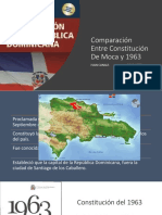 Comparación Entre Constitución de Moca y 1963