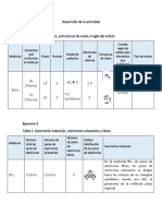 Unidad 2 - Tarea 2 Estructura Molecular