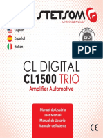 Manual do Usuário CL 1500 Trio