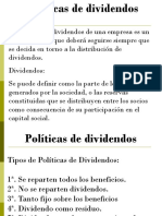 Exposicion Politicas de Dividendos