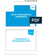 Costos y Presupuesto de Mantenimiento