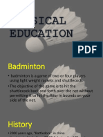 Badminton Presentation