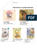 Filipino Writers Story Books