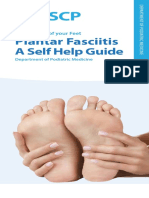 Plantar Fasciitis - A Self Help Guide