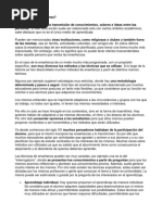 Enseñanza Aprendizaje y Didactica