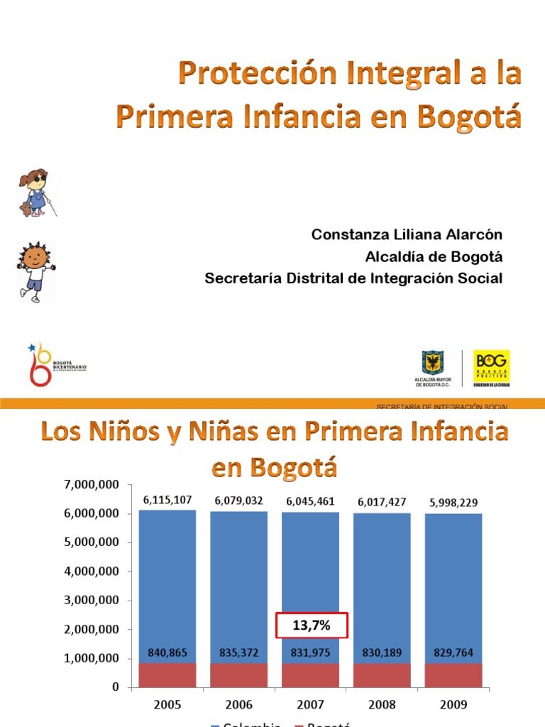 Protección Integral de la Primera Infancia en Bogotá | PDF | Educación ...