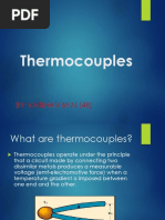 Thermocouples: by Vaibhav M N