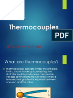 Thermocouples: by Vaibhav M N