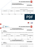 Blok A Gas Development Project Request For Inspection (RFI) / Inspection Result