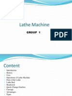 Group 1 Lathe Machine
