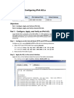 Packet Tracer - Configuring Ipv6 Acls: Addressing Table