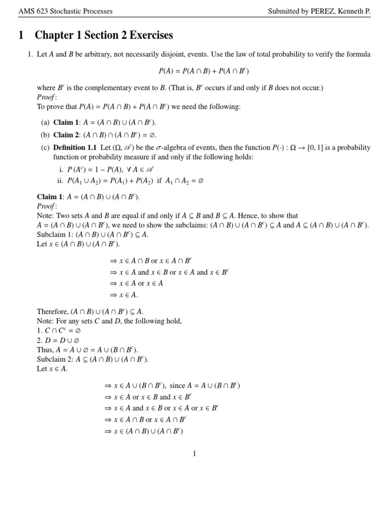Stochastic Processes | PDF | Probability Distribution