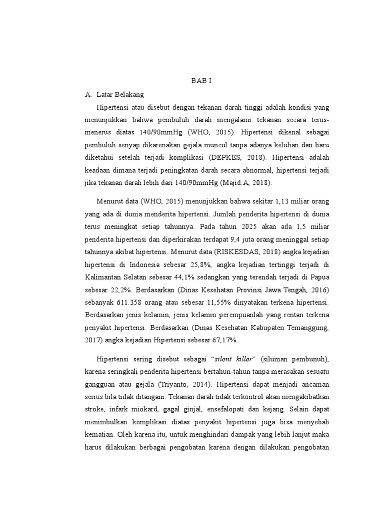 Proposal Hipertensi