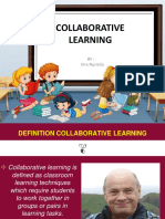 Collaborative Learning: BY: Vira Nurmila