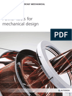Autocad Mechanical 2017 Overview Brochure A4 PDF
