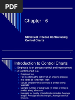 Chapter - 6: Statistical Process Control Using Control Charts