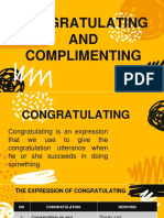Congratulating and Complimenting-2