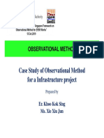 03 - Case Studies of Observation Method For A Infrastructure Project