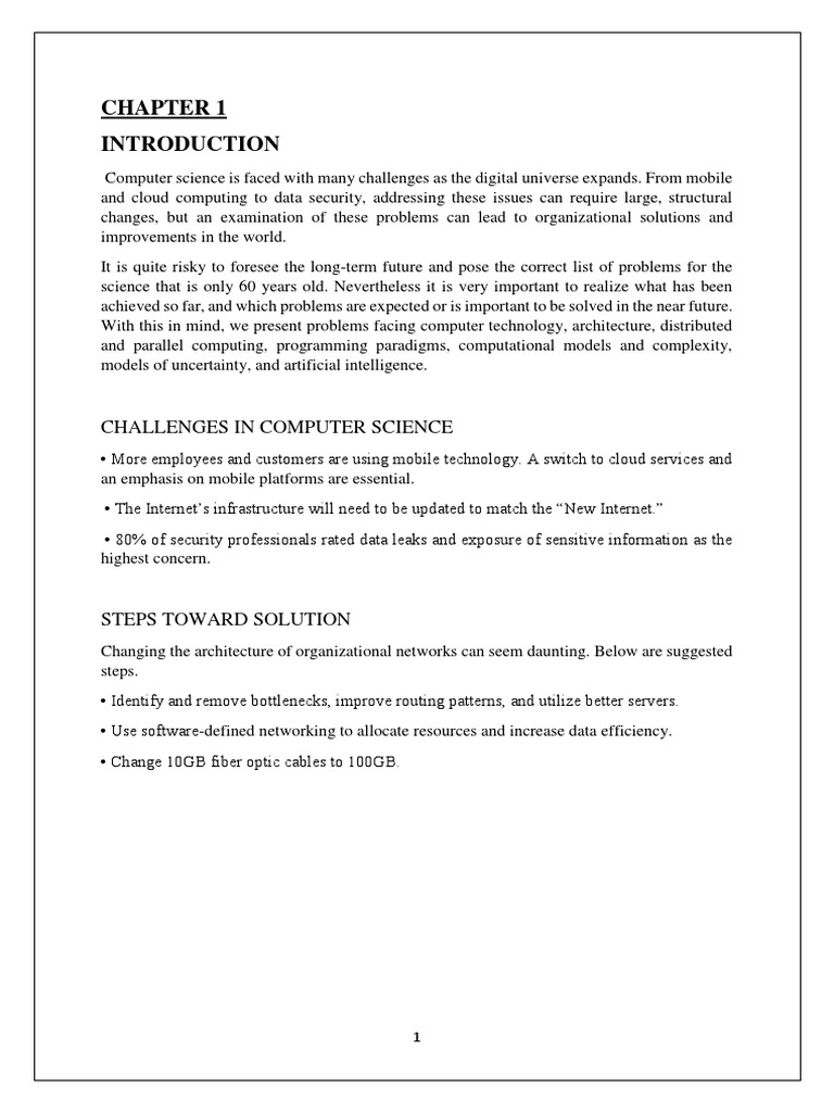 Challenges in Computer Science | PDF | Cloud Computing | Internet Of Things