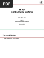 EE 434 ASIC & Digital Systems: Dae Hyun Kim Eecs Washington State University Spring 2018