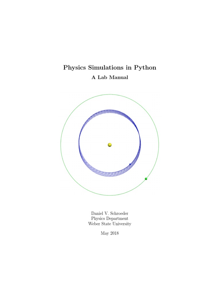Physics Simulations in Python | PDF | Java Script | Python (Programming ...