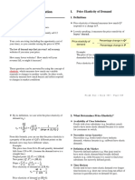 Elasticity and Its Application: I. Price Elasticity of Demand