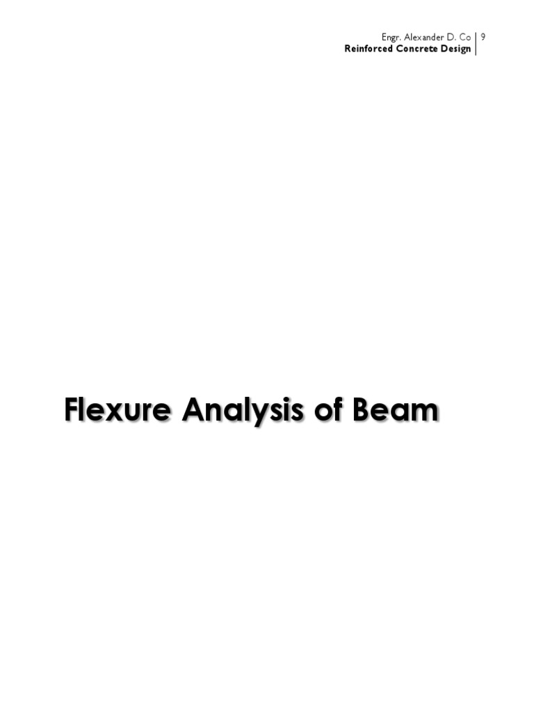 Flexural Analysis of Concrete Beams | PDF | Bending | Beam (Structure)
