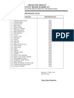 Daftar Inventaris Praktek