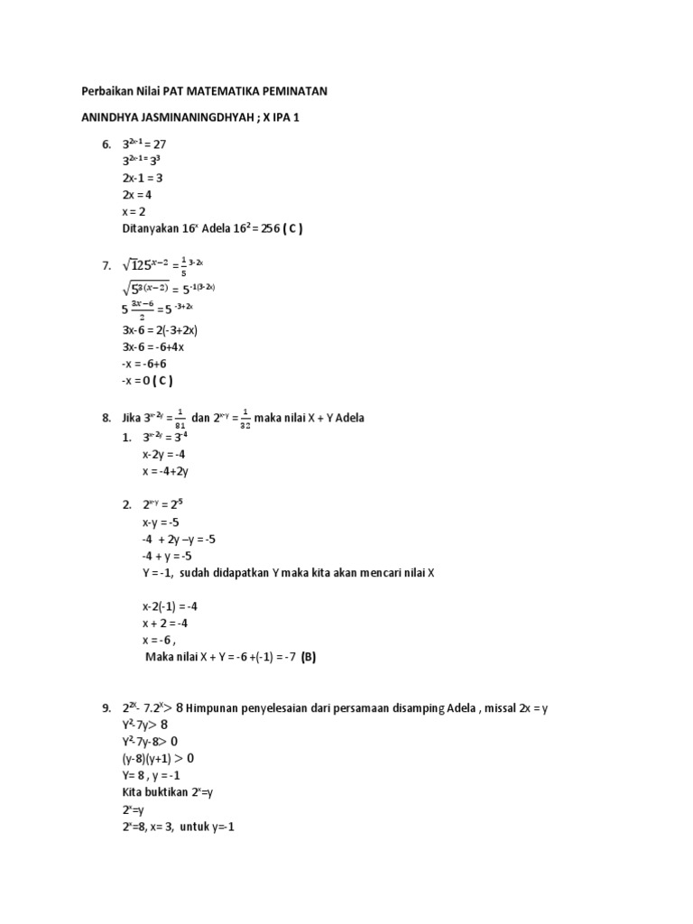 Matematika Minat Pdf