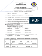 Exams For 2nd Sem Monthly Test