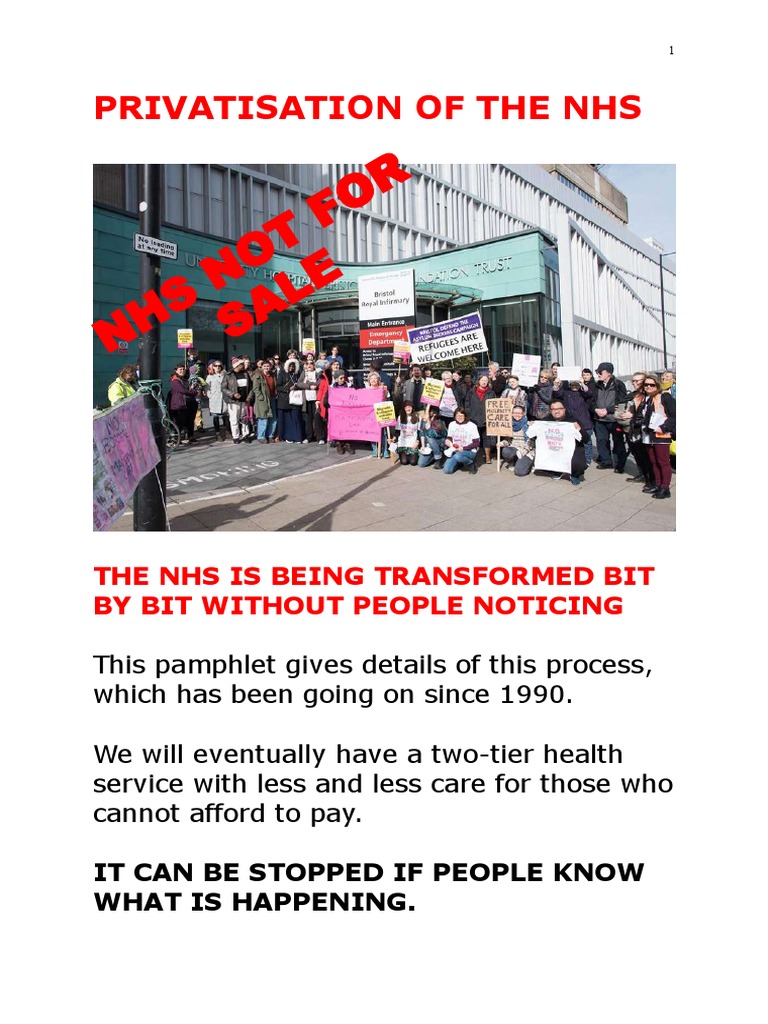 A History of NHS Privatisation | PDF | National Health Service