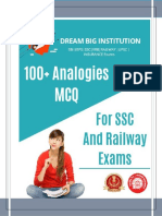 100+ Analogies PDF For SSC and Railway Exam