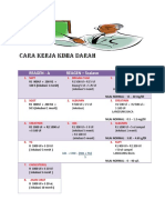 Cara Kerja Kimia Darah