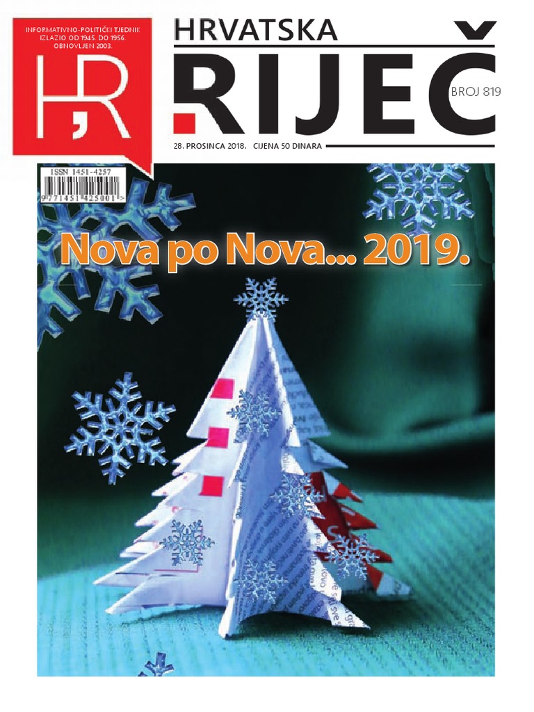 HR 819 Od 28 12 2018 WWW - Hrvatskarijec.rs PDF | PDF